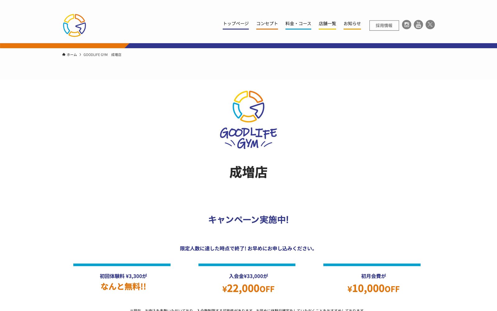 GOODLIFE GYM 成増店