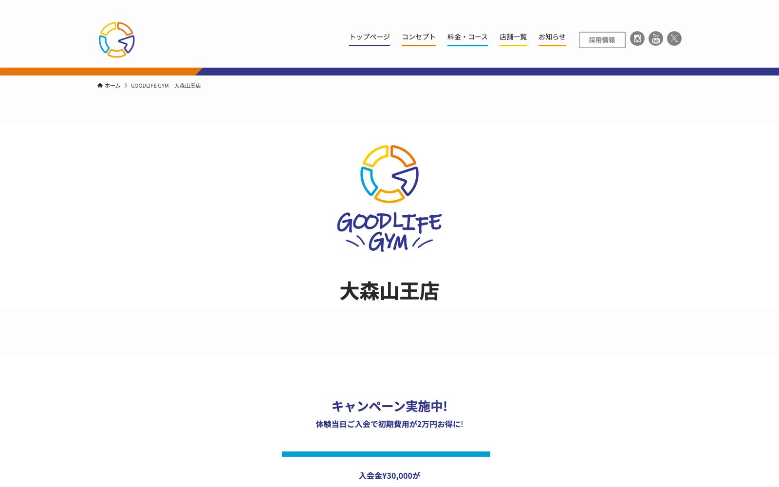 GOODLIFE GYM 大森山王店