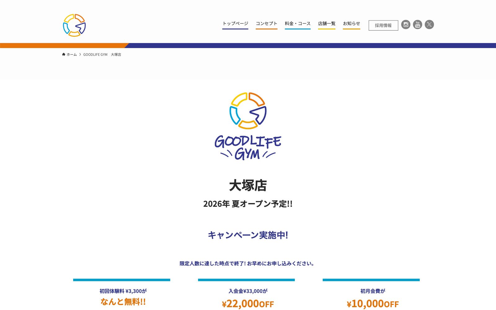 GOODLIFE GYM 大塚店
