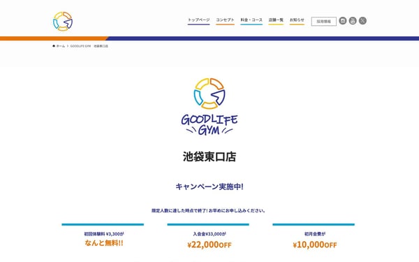 GOODLIFE GYM 池袋東口店の店舗写真