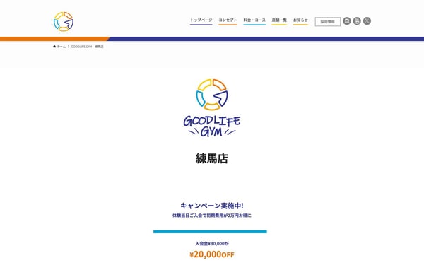 GOODLIFE GYM 練馬店の店舗写真