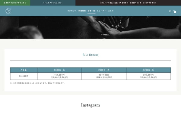 R-3 fitness 麻布十番本店の店舗写真