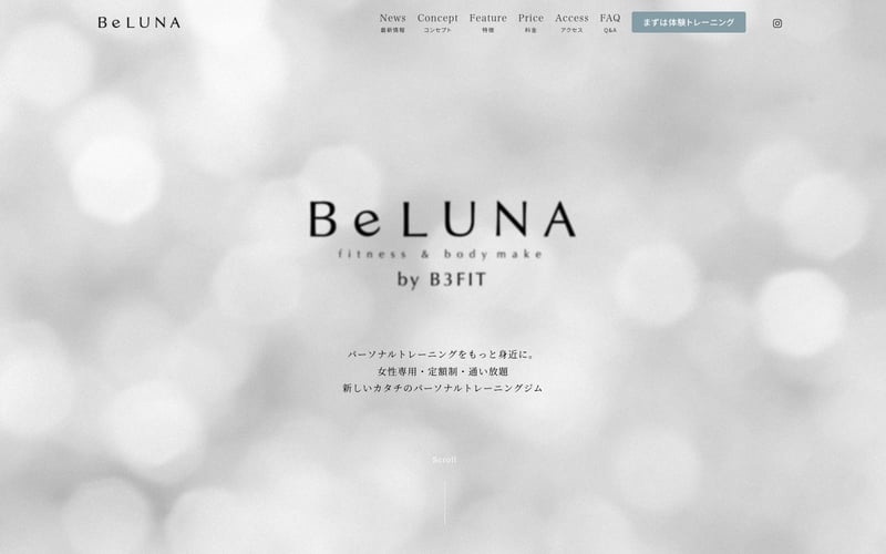 BeLUNA by B3FITの店舗写真